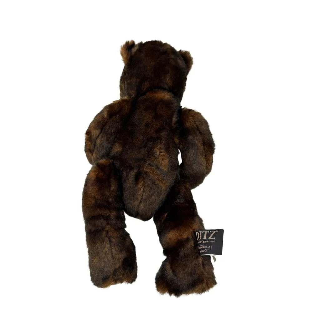 Ditz‎ Designs The Hen House Grizzly Bear Plush Jointed Stuffed Animal Realistic